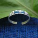 Wholesale sterling silver toe ring with beads