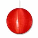 Pure Red Hanging Asian Lantern in 16