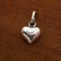 Wholesale silver heart charm.
