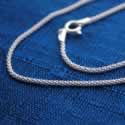 Wholesale sterling silver mini saku chain.