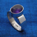 wholesale silver jewelry medium cab stone ring