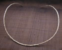 Oxidized Hill Tribe Silver Neckwire