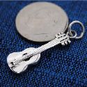 Silver ukulele charm wholesale