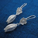 Filigree Flower Bell Earring