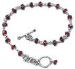 wholesale sterling silver and stone bracelet