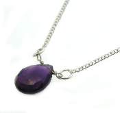 wholesale silver jewelry briolette necklace