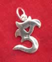 Sterling Silver "Om" Pendant!