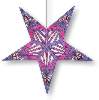 tissue window paper star lamp image