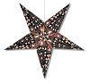 BLUE HEARTS AND FLOWERS STAR LAMP