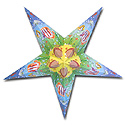 fish paper star lamp image