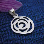 Stylized Rose Pendant