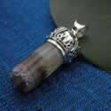 Amethyst Cylinder Pendant