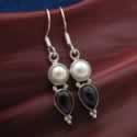 Amethyst and Pearl Earrings