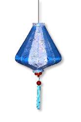 Garlic Shape Hoi An Lantern in Light Blue